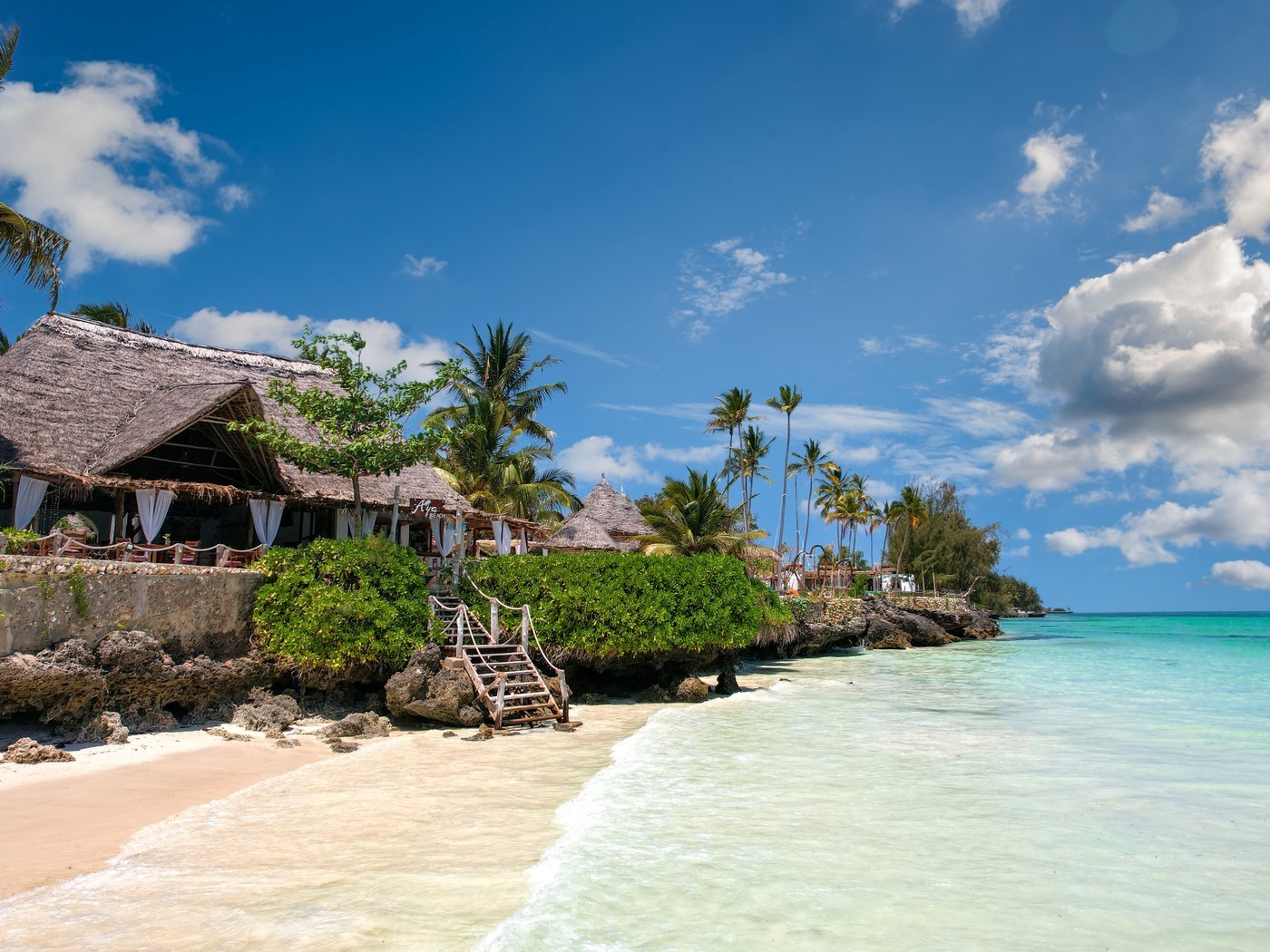 Zanzibar beach after safari